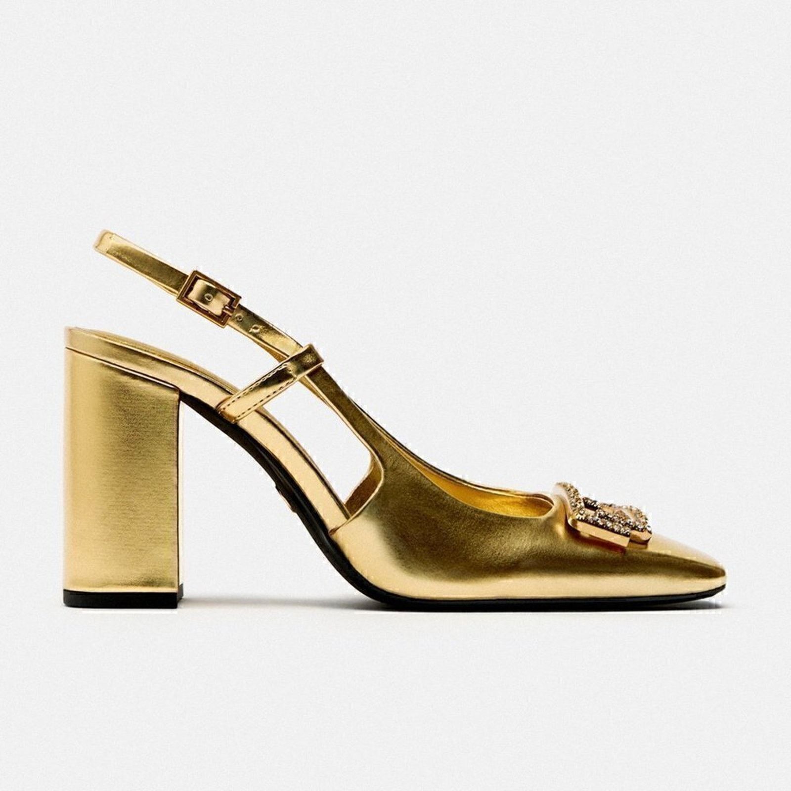 Zara ZARA Square Toe Pumps NWT Size US 7.5 / IT 37.5 - 12 Thumbnail