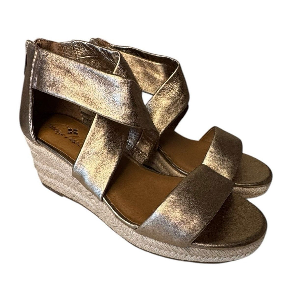 Patricia Nash Patricia Nash NEW Rubia Leather Espadrille Wedge Sandals Size US 11 / IT 41 - 1 Thumbnail