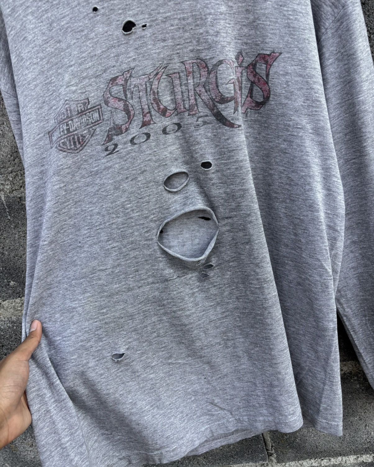 Harley Davidson Thrashed Sturgis Harley Davidson Sweatshirt Size US L / EU 52-54 / 3 - 8 Thumbnail