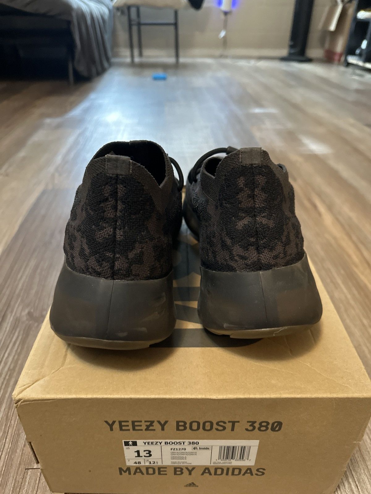 Adidas × Yeezy Yeezy Boost 380 Oynx Size US 13 / EU 46 - 2 Thumbnail