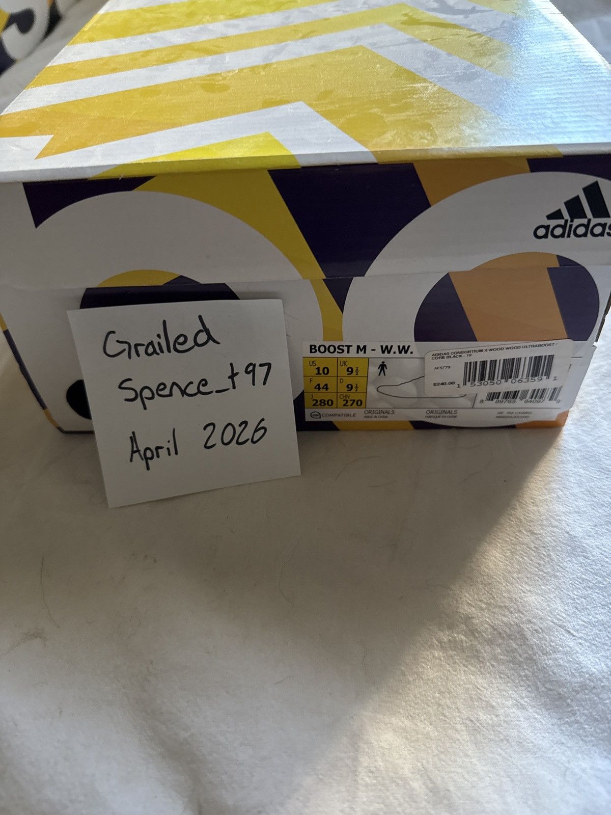 Adidas Adidas x Wood Wood Ultraboost Size US 10 / EU 43 - 7 Thumbnail