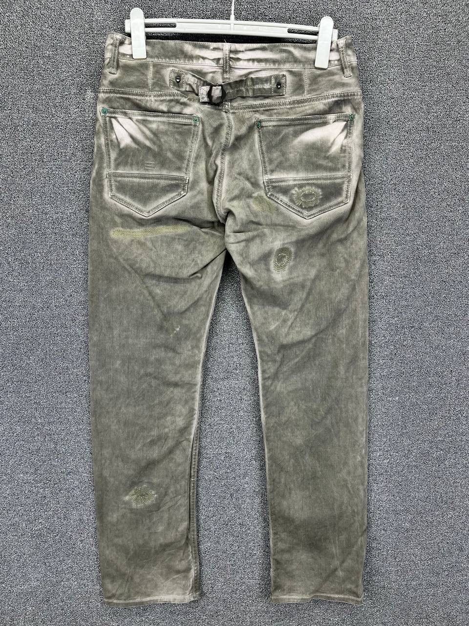 Japanese Brand Vintage 291295 Homme Punk Rare Trashed Jeans Denim Pants Size US 32 / EU 48 - 5 Thumbnail