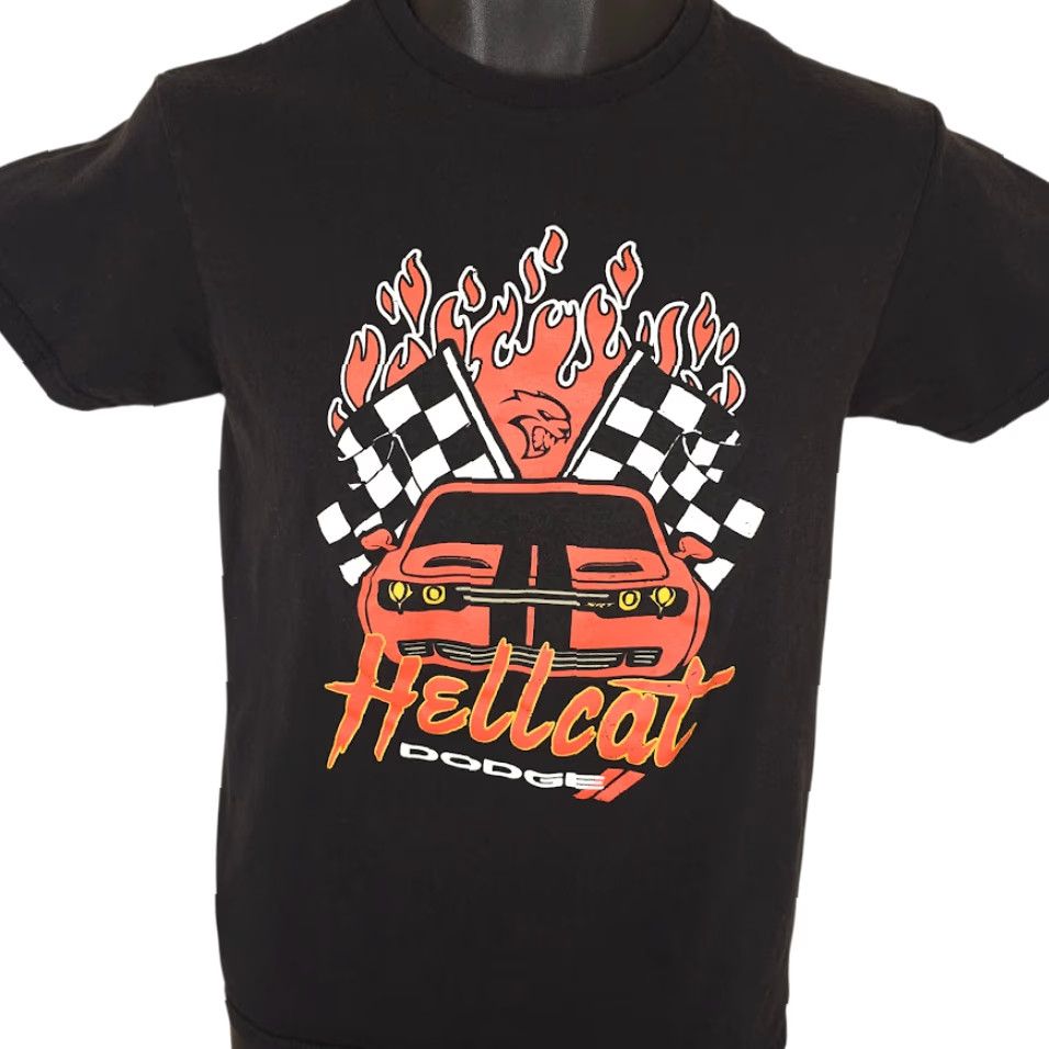 Vintage Dodge Hellcat T Shirt Mens Size Small Black Racing Muscle Car Shirt Size US S / EU 44-46 / 1 - 2 Thumbnail
