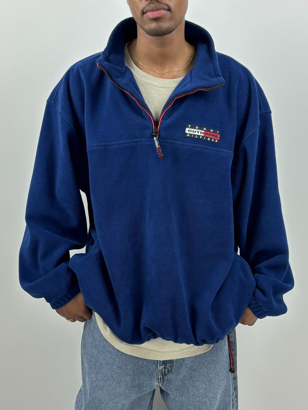vintage 90s TOMMY HILFIGER OUTDDORS EXPEDITION fleece jacket