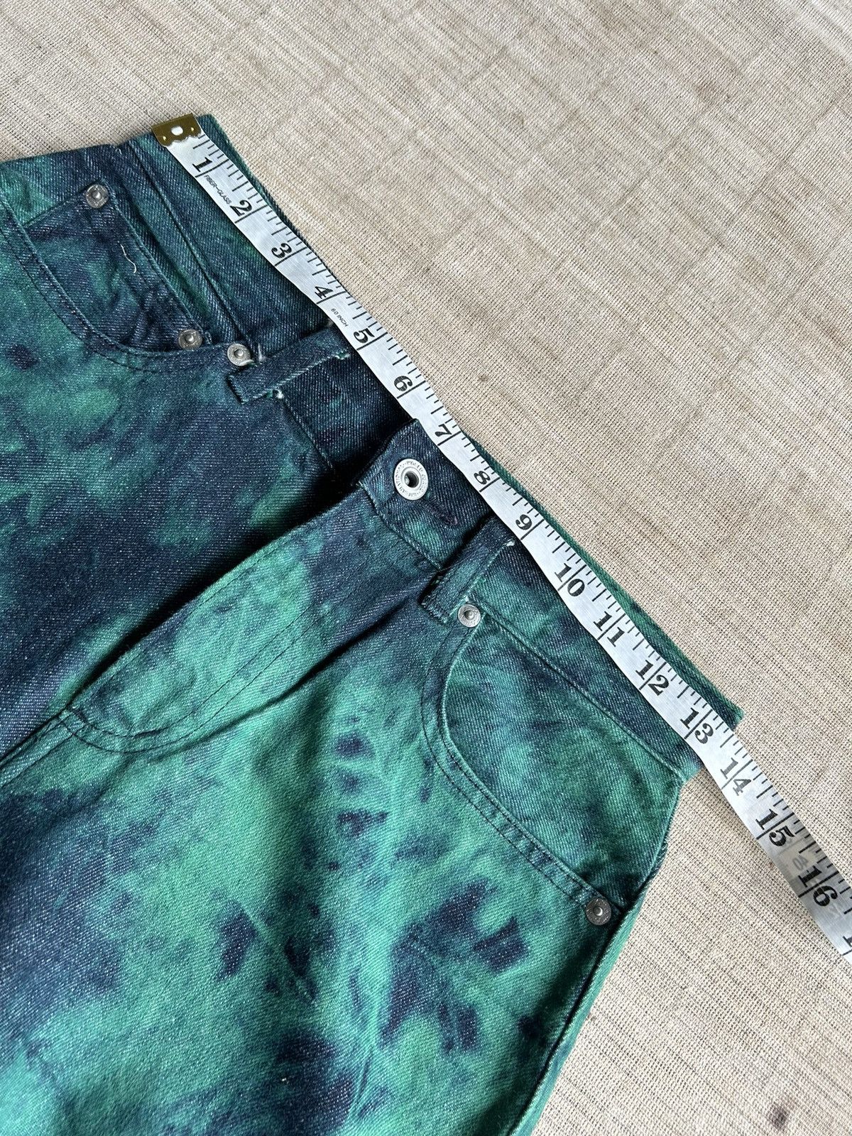 Japanese Brand × Kapital × Vintage Japanese Brand Crespi Rare design Jeans ☠️ Size US 27 - 8 Thumbnail
