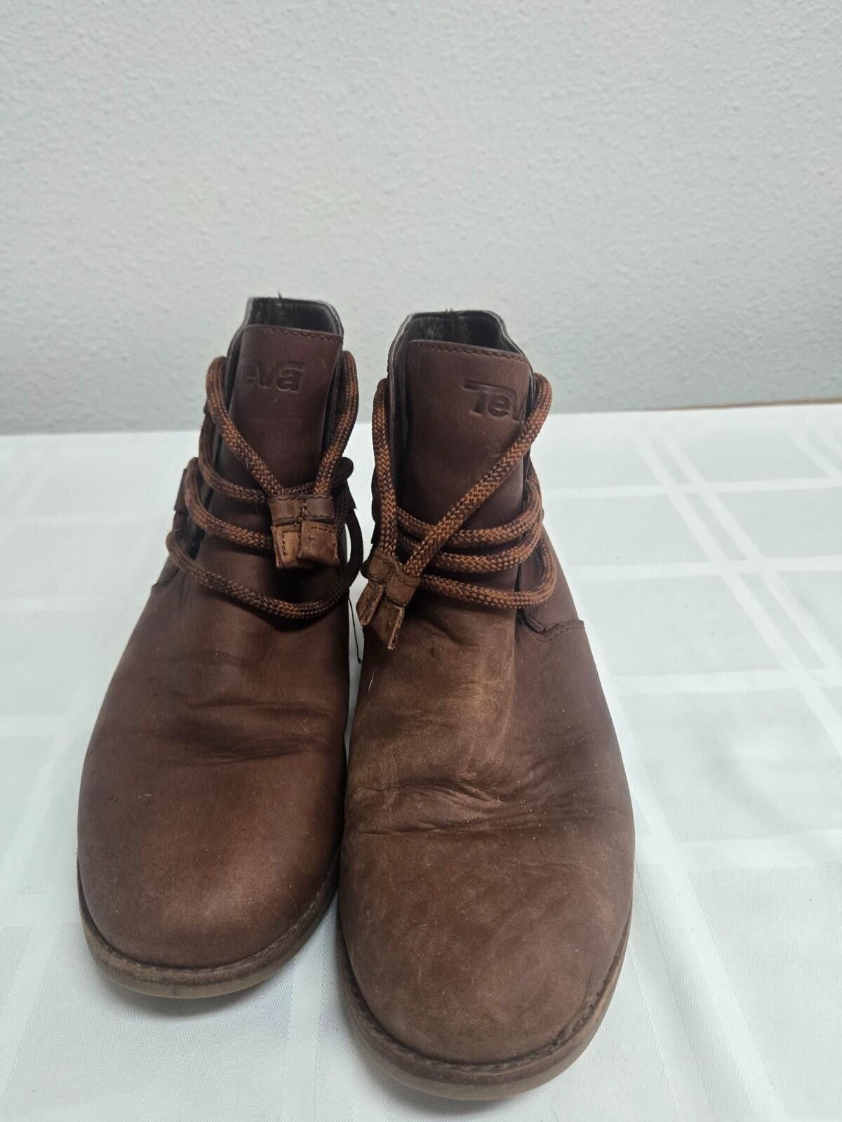 Teva Teva Sz 8 Leather Ankle Boots Dos Waterproof Quiet Luxury Size US 8 / IT 38 - 3 Thumbnail