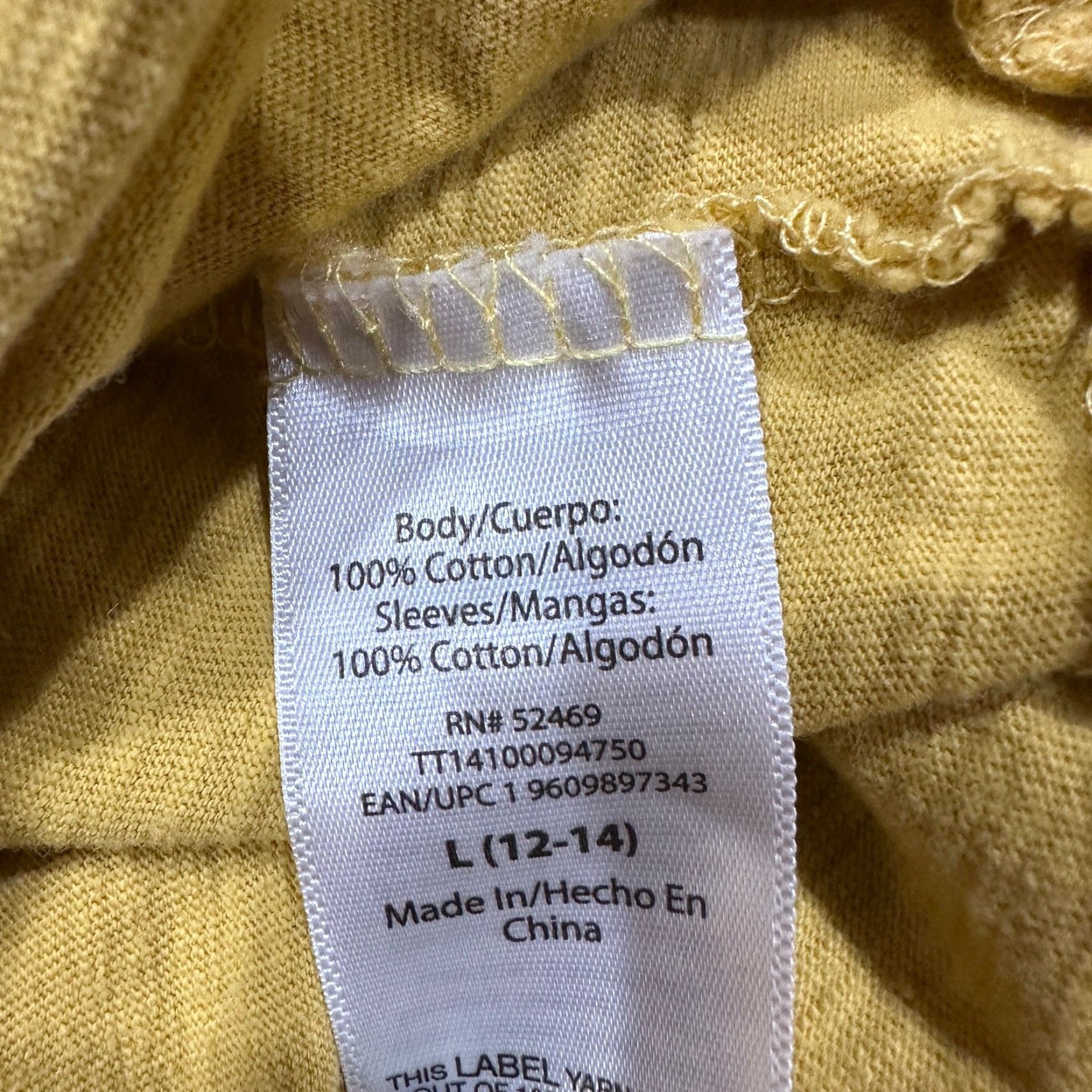 Vintage Time and Tru Tunic Dress Women L Yellow Eyelet Long Sleeve Boho A-Line 100% Cotton Knee Length Casual Size L / US 10 / IT 46 - 5 Thumbnail