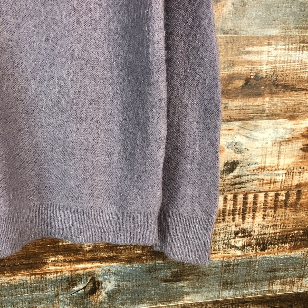Homespun Knitwear × Japanese Brand × Vintage Uniqlo japan Purple vintage sweatshirt Knitwear #A1546 Size M / US 6-8 / IT 42-44 - 8 Thumbnail