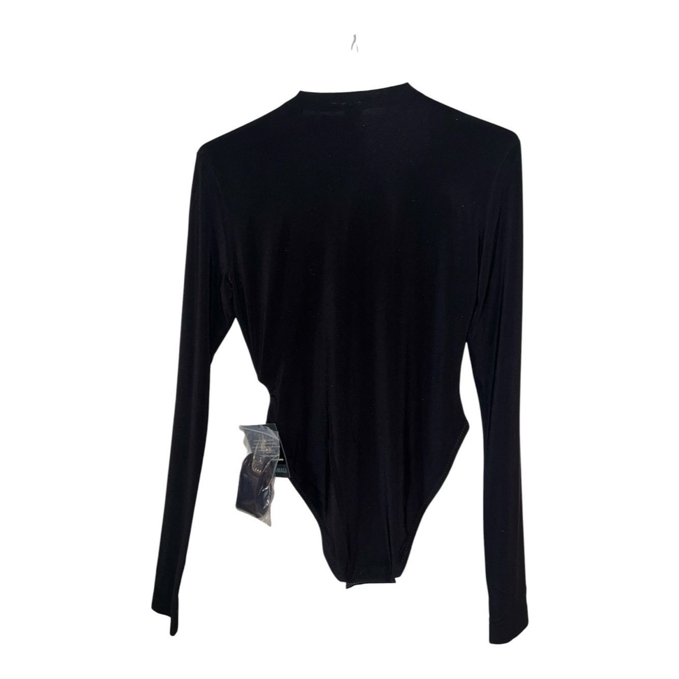 Norma Kamali Norma Kamali Long Sleeve Deep U Neck Bodysuit Black Size S/ Size S / US 4 / IT 40 - 5 Thumbnail