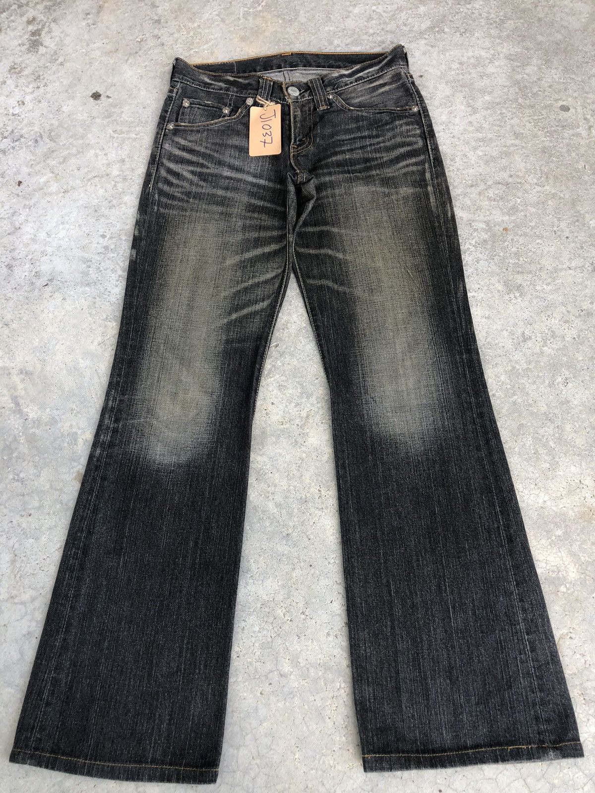 If Six Was Nine Y2k Levis Flared Jeans Distressee Jeans 708 Size US 30 / EU 46 - 1 Thumbnail