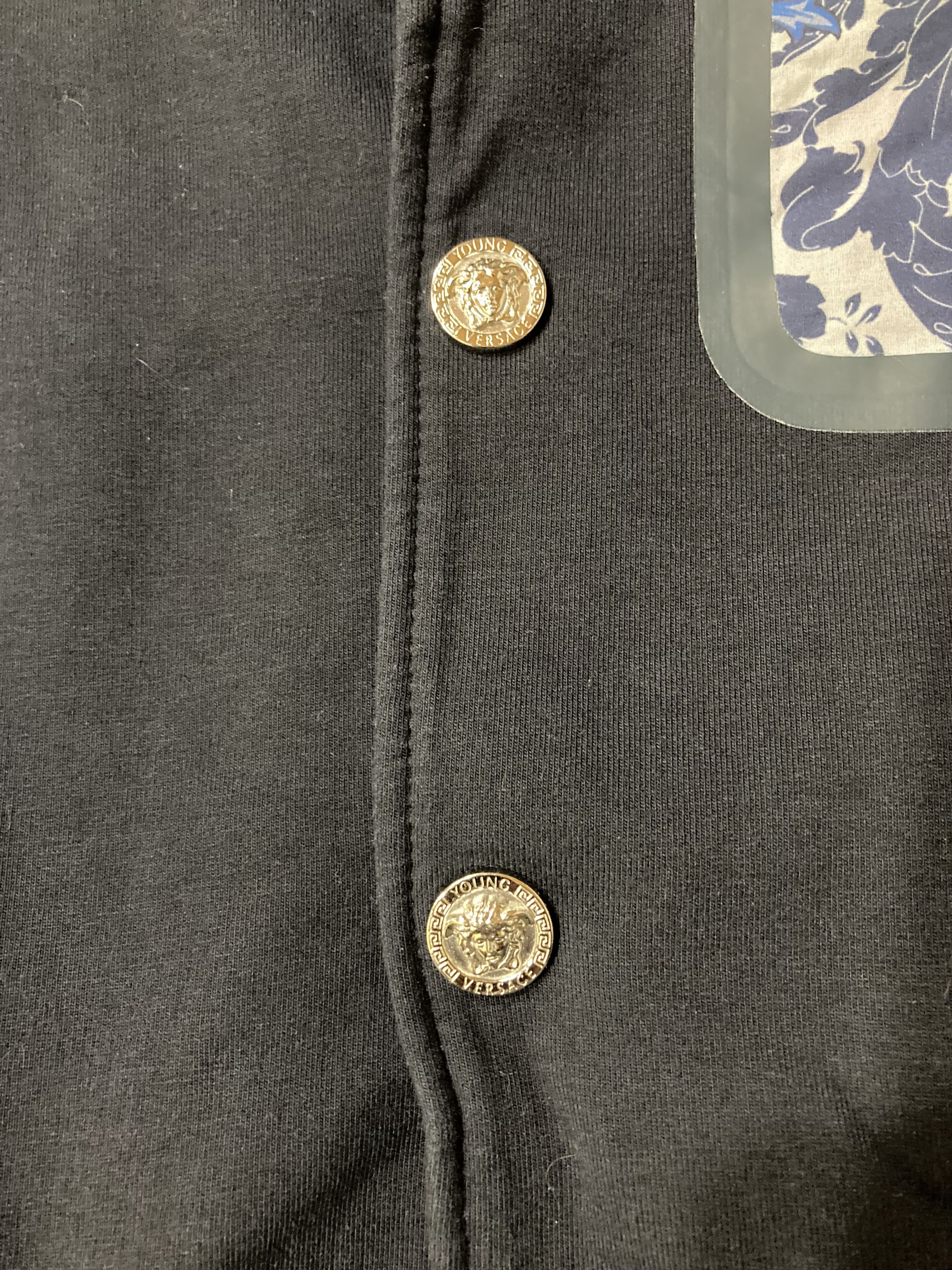 Versace Navy Blue Young Versace Jacket Kids, Made in Italy Size US XXS / EU 40 - 5 Thumbnail