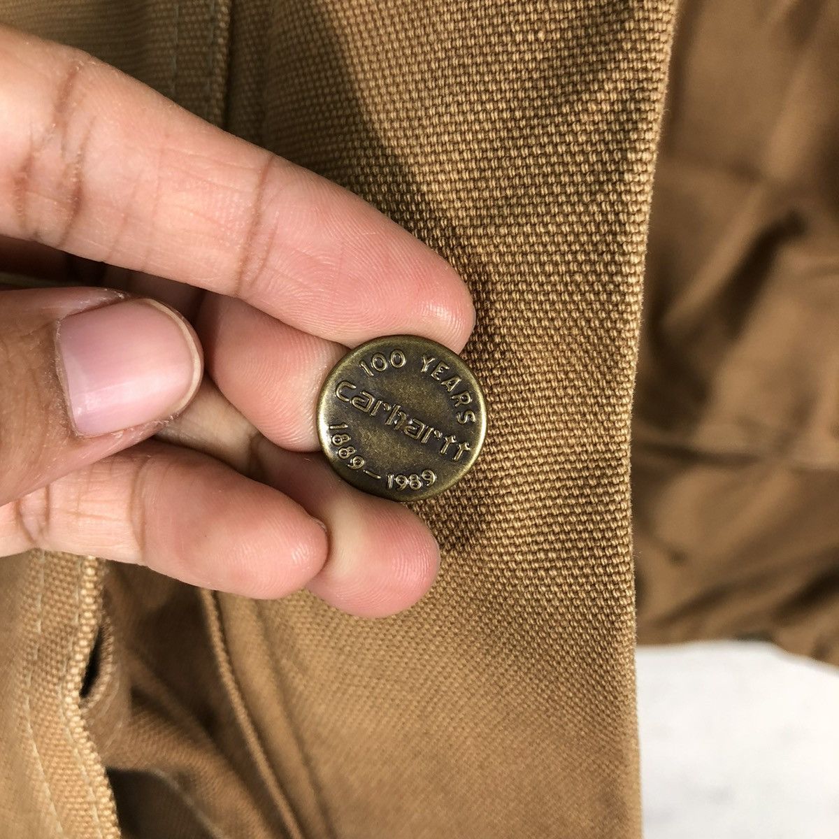Carhartt 🔥VINTAGE CHORE WORK JACKET CARHARTT CB256 BLANKET LINING Size US M / EU 48-50 / 2 - 16 Thumbnail