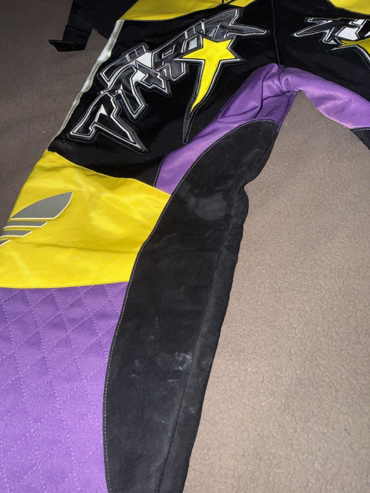 Adidas × Jeremy Scott JEREMY SCOTT ADIDAS MOTOR PANTS- PURCHASED FROM STEVE AOKI Size US 32 / EU 48 - 2 Thumbnail
