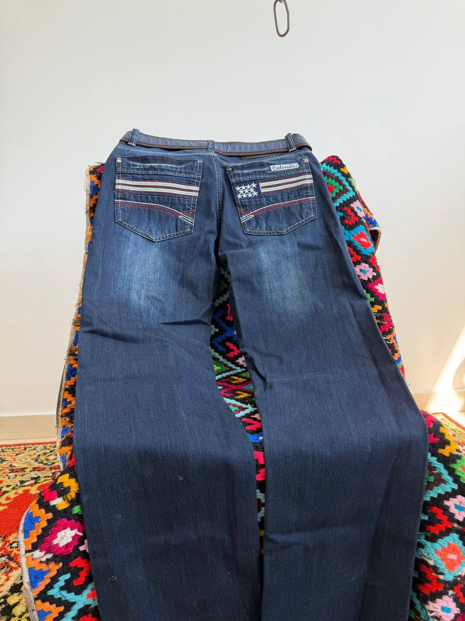 Hedi Slimane 2000s Hedi Slimane Style Washed Faded Denim Jeans Size US 30 / EU 46 - 8 Thumbnail