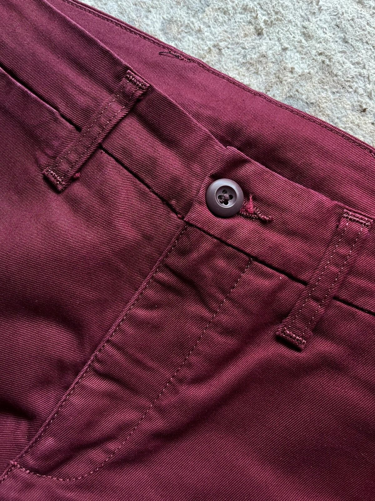 Carhartt Carhartt 2015 Chinos Pants Burgundy Deadstock Sz W 29 x L 32 Size 32" / US 10 / IT 46 - 12 Thumbnail