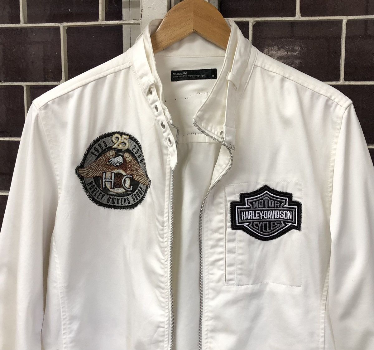 Harley Davidson Vintage Moderm Patches Harley Davidson Motorcycle Jacket Size US M / EU 48-50 / 2 - 2 Thumbnail