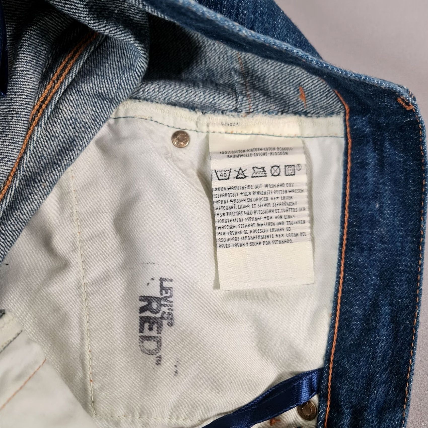 Levi's VINTAGE Levi's Engineered Shorts Denim Blue Bermuda 5-Pocket W30 Mens Distressed Leather? (adjust for accuracy) Size US 30 / EU 46 - 5 Thumbnail