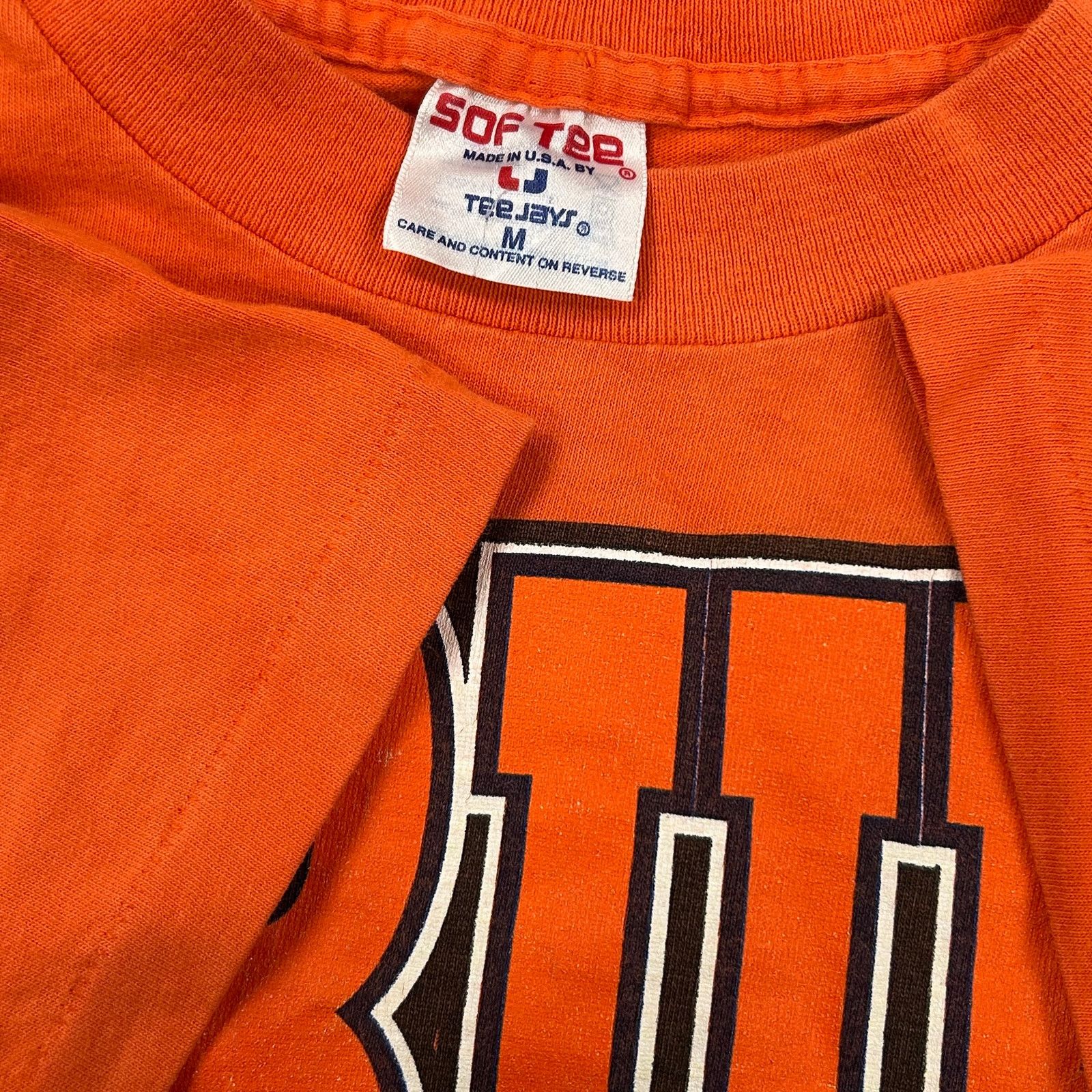 Vintage Vintage 1993 Auburn University Perfect Season Orange Tee Size US M / EU 48-50 / 2 - 3 Thumbnail