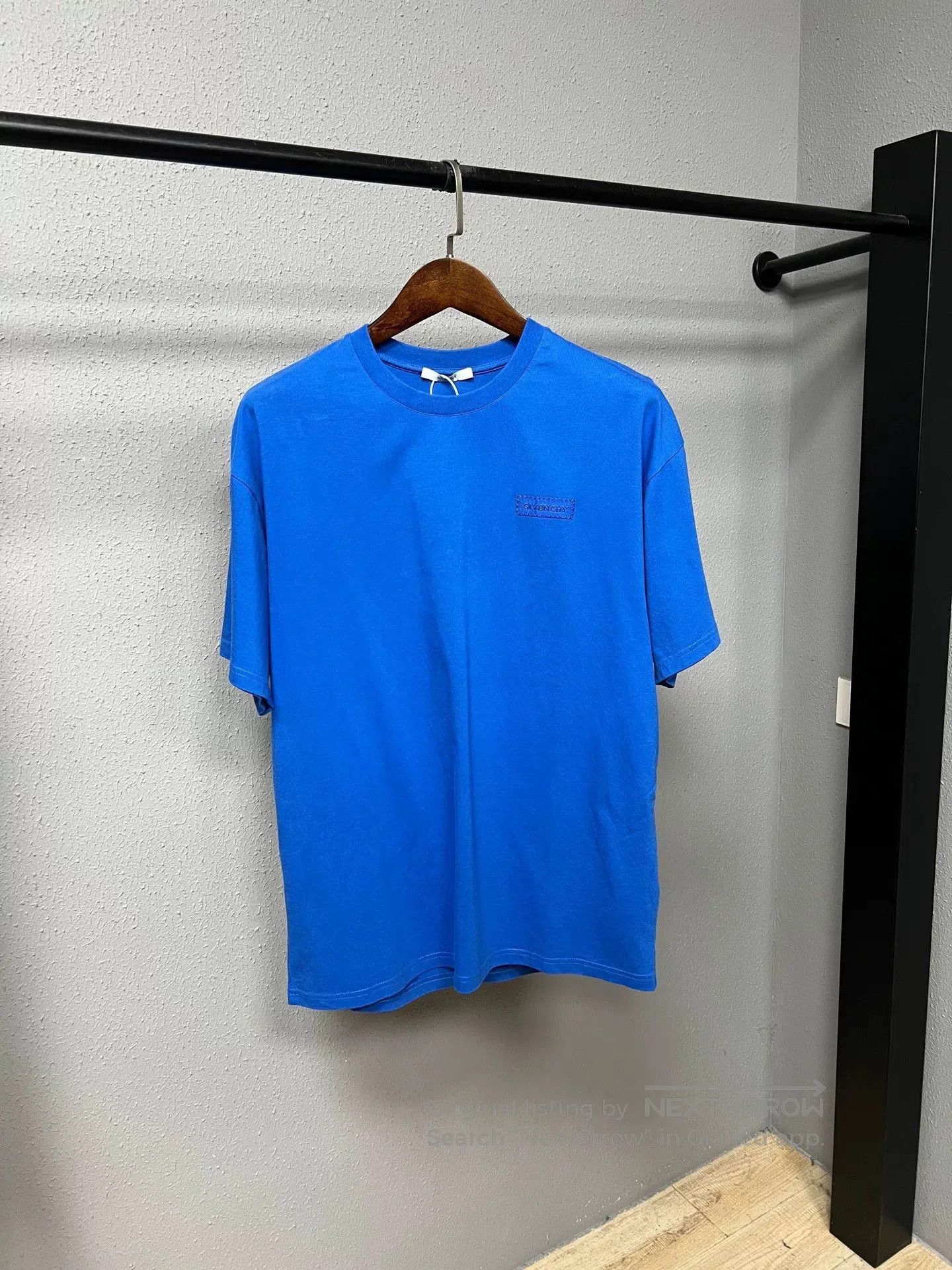 Givenchy Blue Logo Short Sleeve T.