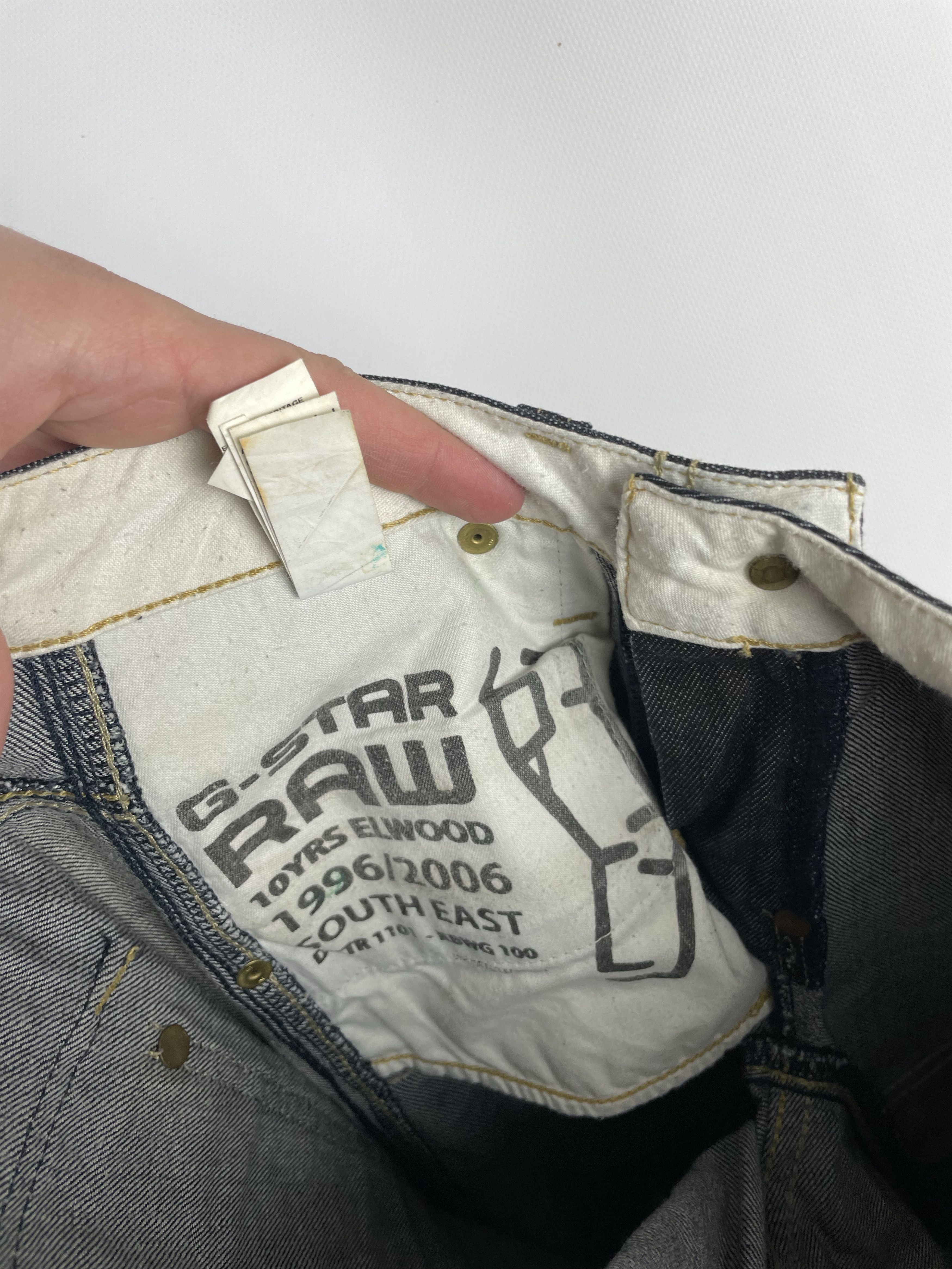 G-Star × Vintage Vintage G-Star Raw 96 Pants Double Knee Jeans Size US 28 / EU 44 - 10 Thumbnail