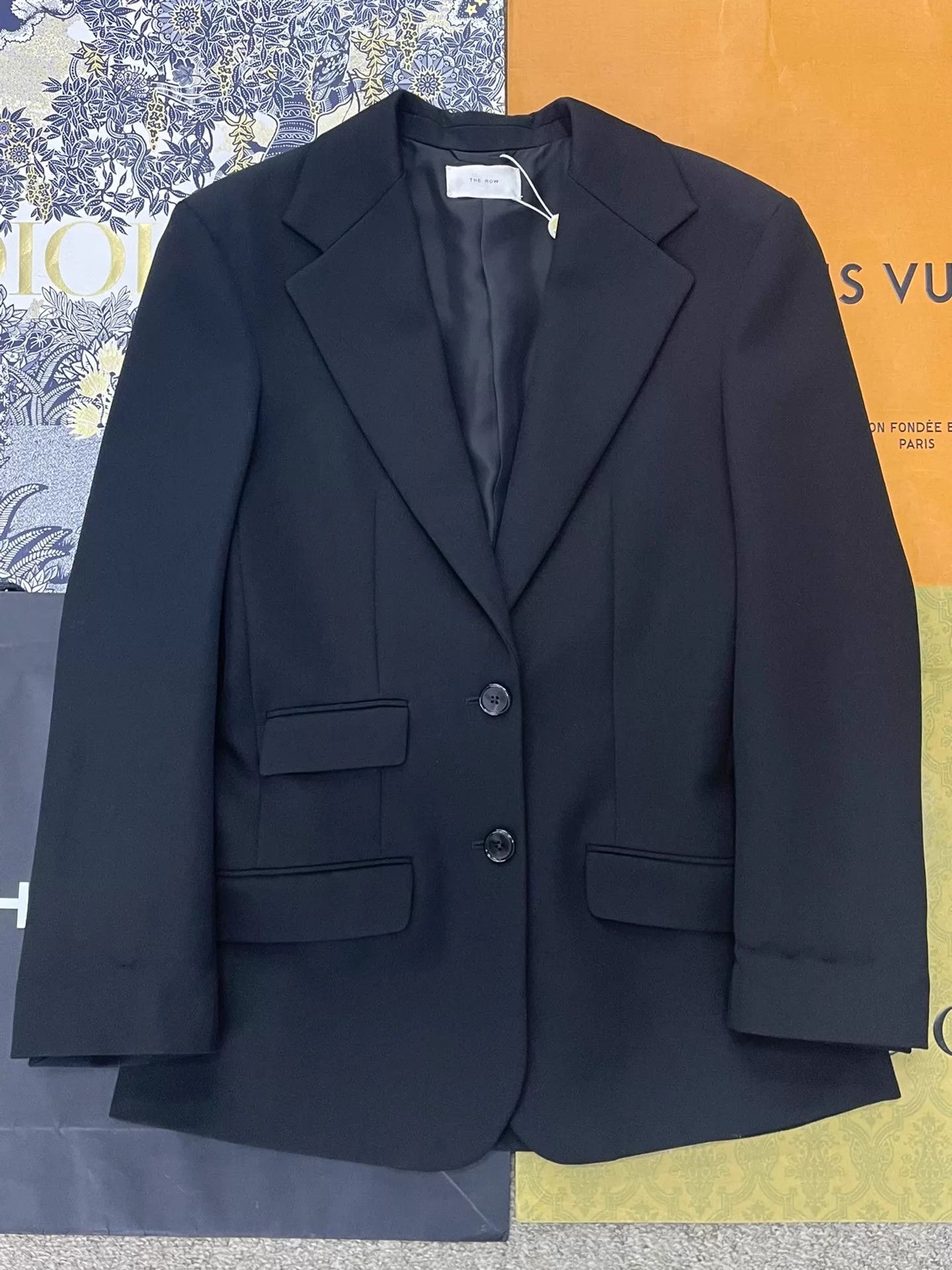 The Row The Row Black Blazer 0 Lightweight Spring Summer Size XS / US 0-2 / IT 36-38 - 1 Thumbnail