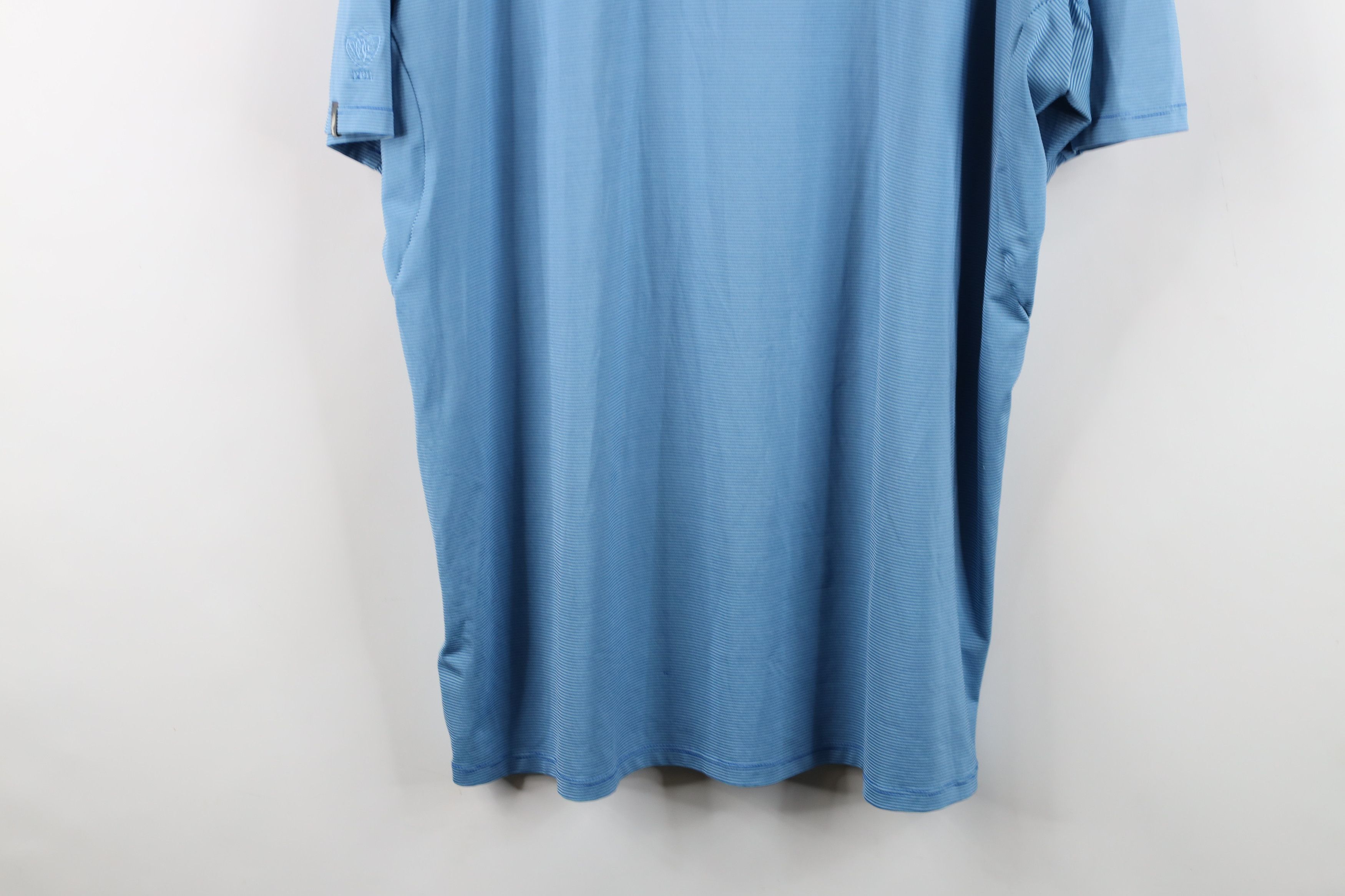 KJUS Kjus Striped Stretch Short Sleeve Golf Polo Shirt Blue Size US L / EU 52-54 / 3 - 15 Thumbnail