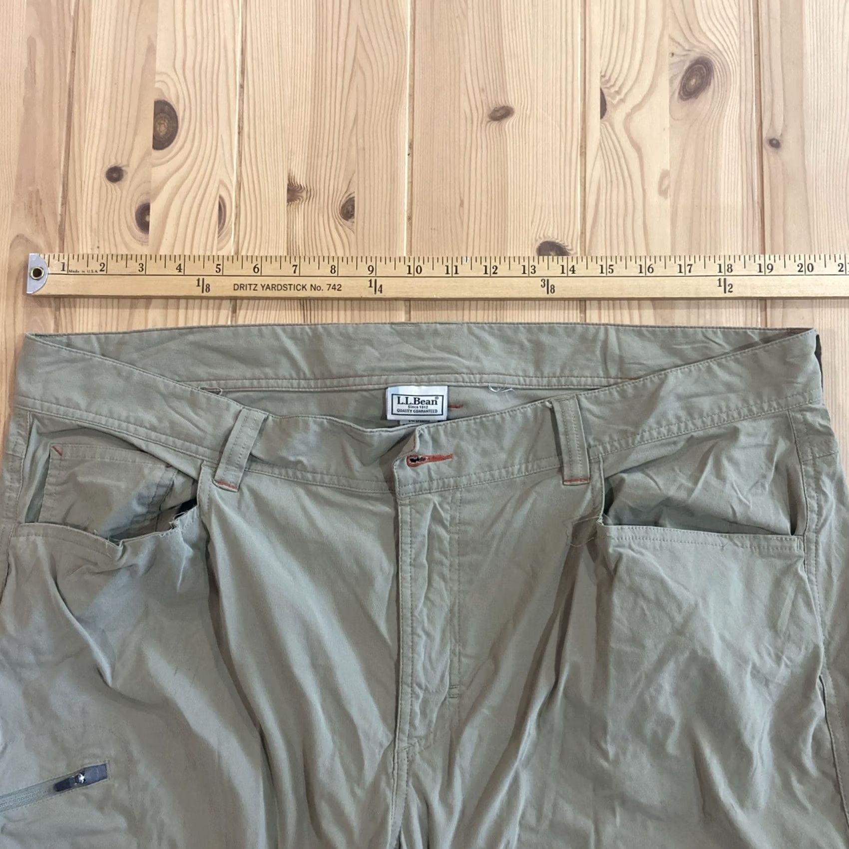 Vintage LL Bean Cresta Hiking Pants Mens 40x34 REG Water Resistant Stretch Nylon 504726 Size US 40 / EU 56 - 3 Thumbnail