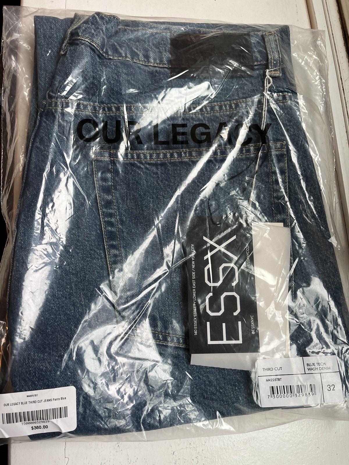 OUR LEGACY Blue Third Cut Jeans