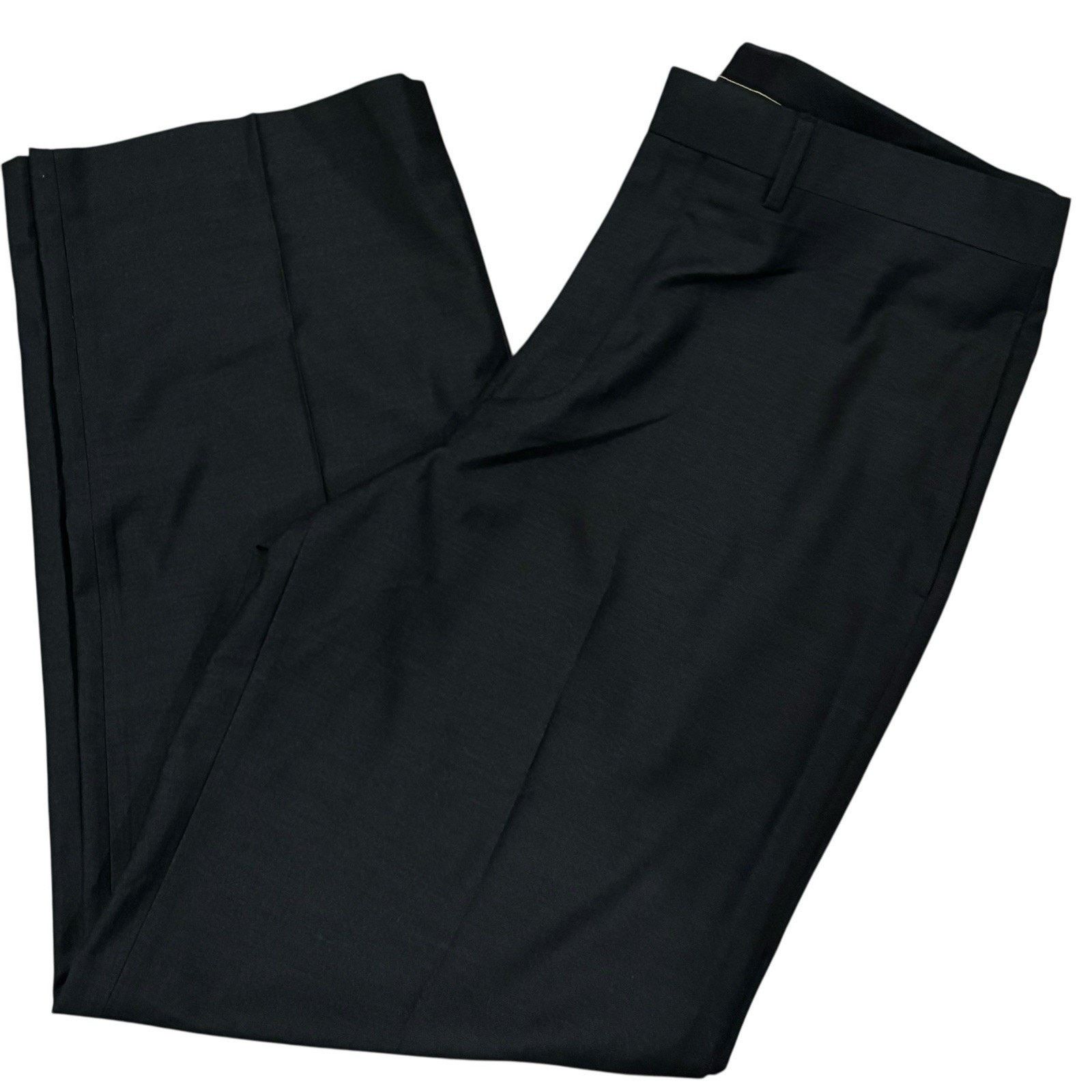 Other Trump Signature Dress Pants Flat Front Wool Blend Gray 36x32 Size US 36 / EU 52 - 8 Thumbnail