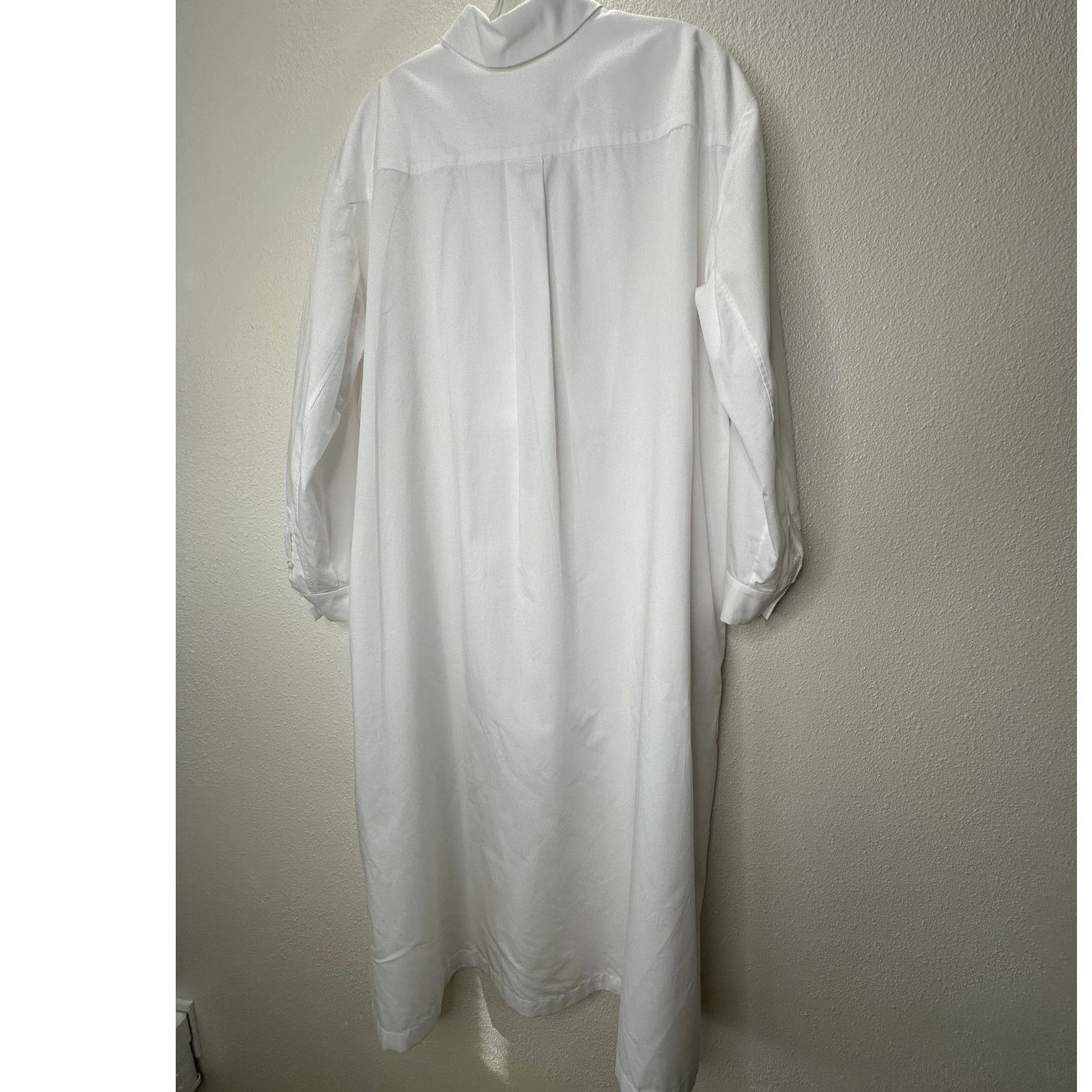 mina perhonen Mina Perhonen Siipi Cotton White 3/4 Button Shirt Dress 38 / Size S / US 4 / IT 40 - 9 Thumbnail