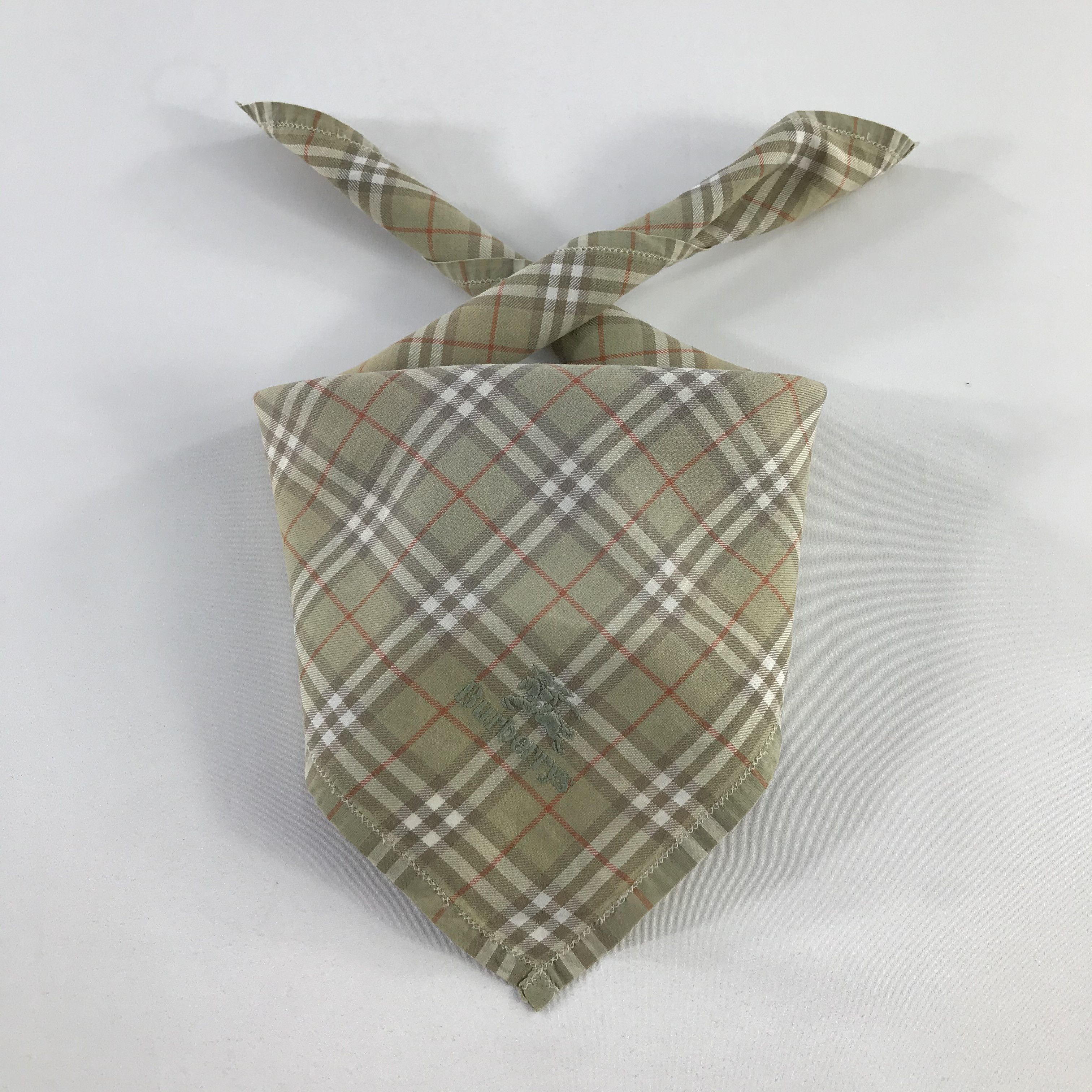 Burberry × Vintage Burberry Bandana / Handkerchief / Neckerchief - S848 Size ONE SIZE - 3 Thumbnail