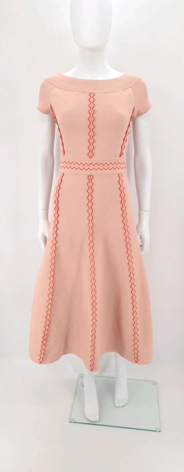 Alexander McQueen Alexander McQueen Off-Shoulder Embroidered Midi Dress Size M / US 6-8 / IT 42-44 - 10 Thumbnail
