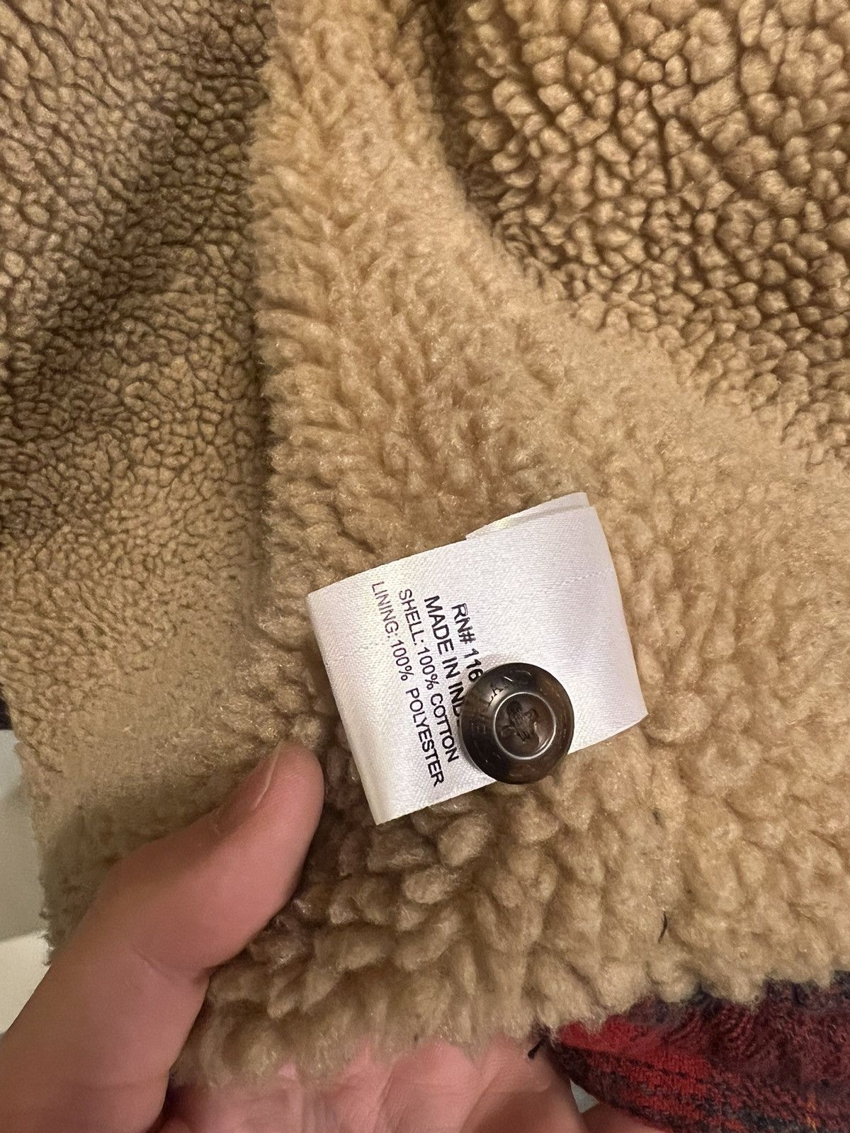 Overland Sheepskin flannel jacket Size US XL / EU 56 / 4 - 5 Thumbnail