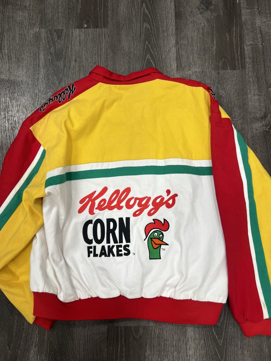Chase Authentics Vntg Terry Labonte Kelloggs CA Nascar Zipup Racing Jacket XL Size US XL / EU 56 / 4 - 7 Thumbnail