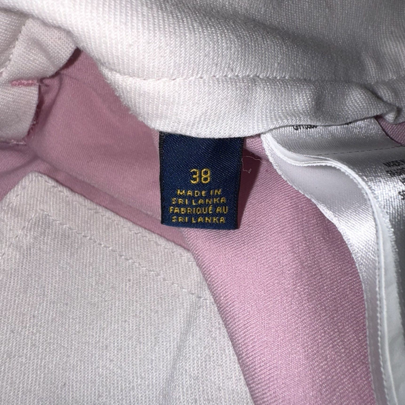 Lululemon Polo Ralph Lauren Shorts Mens 38 Pink Embroidered Oakmont Country Club OCC Chino Casual Men Polyester Knit Moisture Wicking 8.5 Inseam ZZ Size US L / EU 52-54 / 3 - 5 Thumbnail