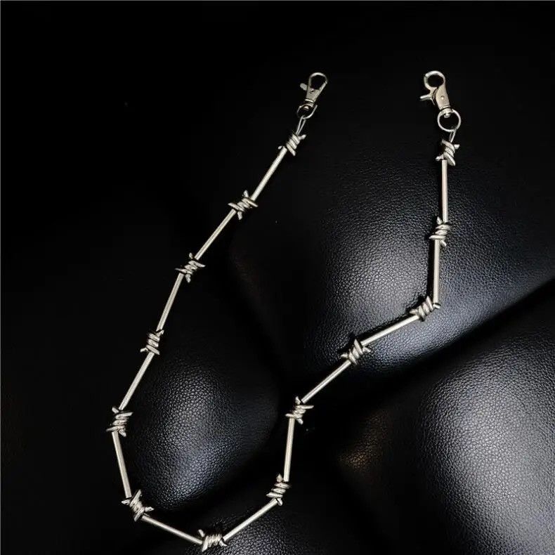Jewelry Punk Men Wallet Belt Chain Size ONE SIZE - 5 Thumbnail