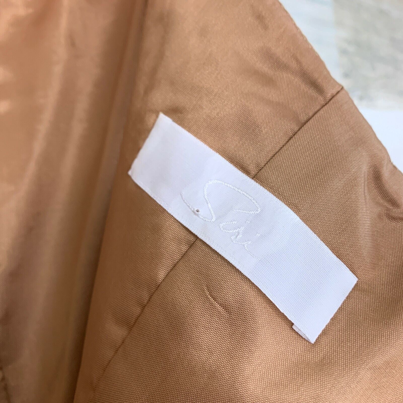 Other Siri Dupioni Pure Silk Ruched Cocktail Dress Gold Strapless Size M / US 6-8 / IT 42-44 - 7 Thumbnail