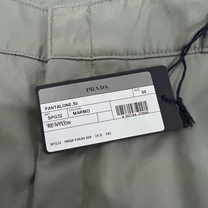 Prada Prada Gray triangle logo shorts 2502-Nextarrow Size US 30 / EU 46 - 5 Thumbnail