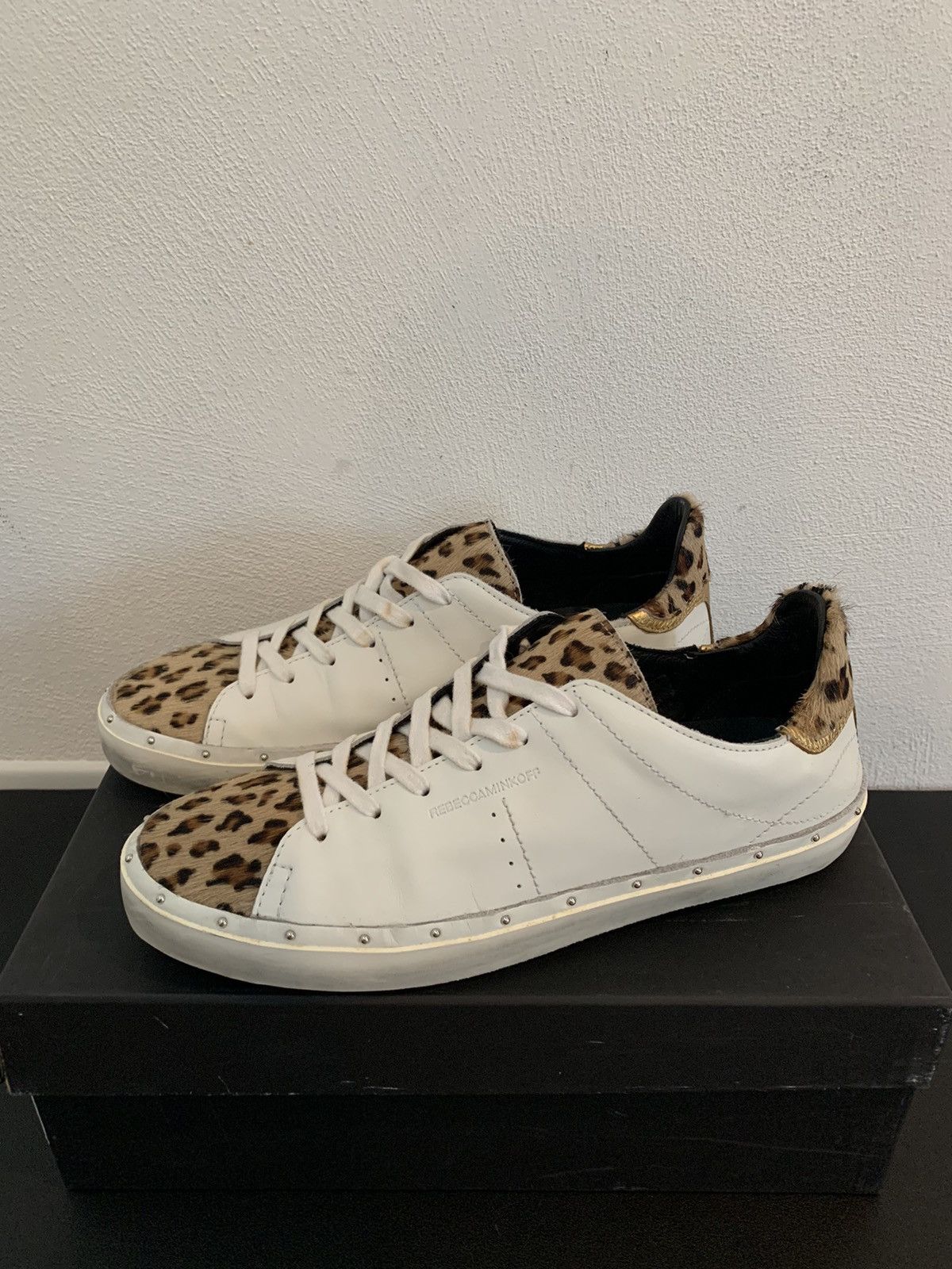 Rebecca Minkoff Rebecca Minkoff Low Leather Sneakers Size US 10 / IT 40 - 1 Thumbnail