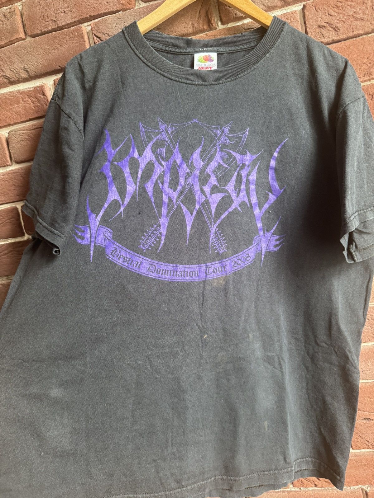 Band Tees Rare Vintage Impiety 00s Domination Black Metal Band T-Shirt Size US L / EU 52-54 / 3 - 10 Thumbnail