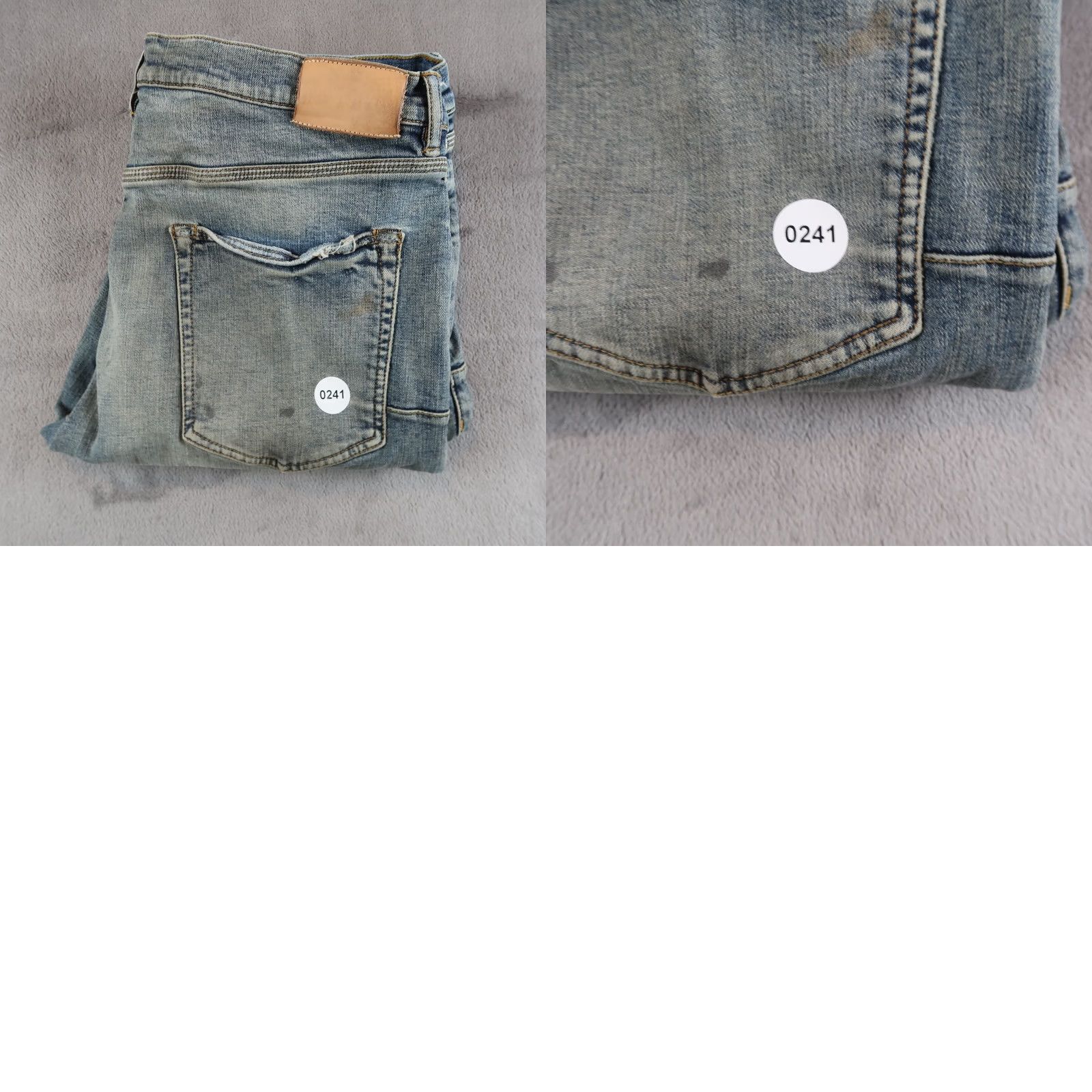 J Brand PURPLE BRAND Denim Jeans P001 Light Wash Blue Skinny 38 Men 5-Pocket Design Slim Regular Blue 90s Retro Hip Hop Vintage No Size US 38 / EU 54 - 11 Thumbnail