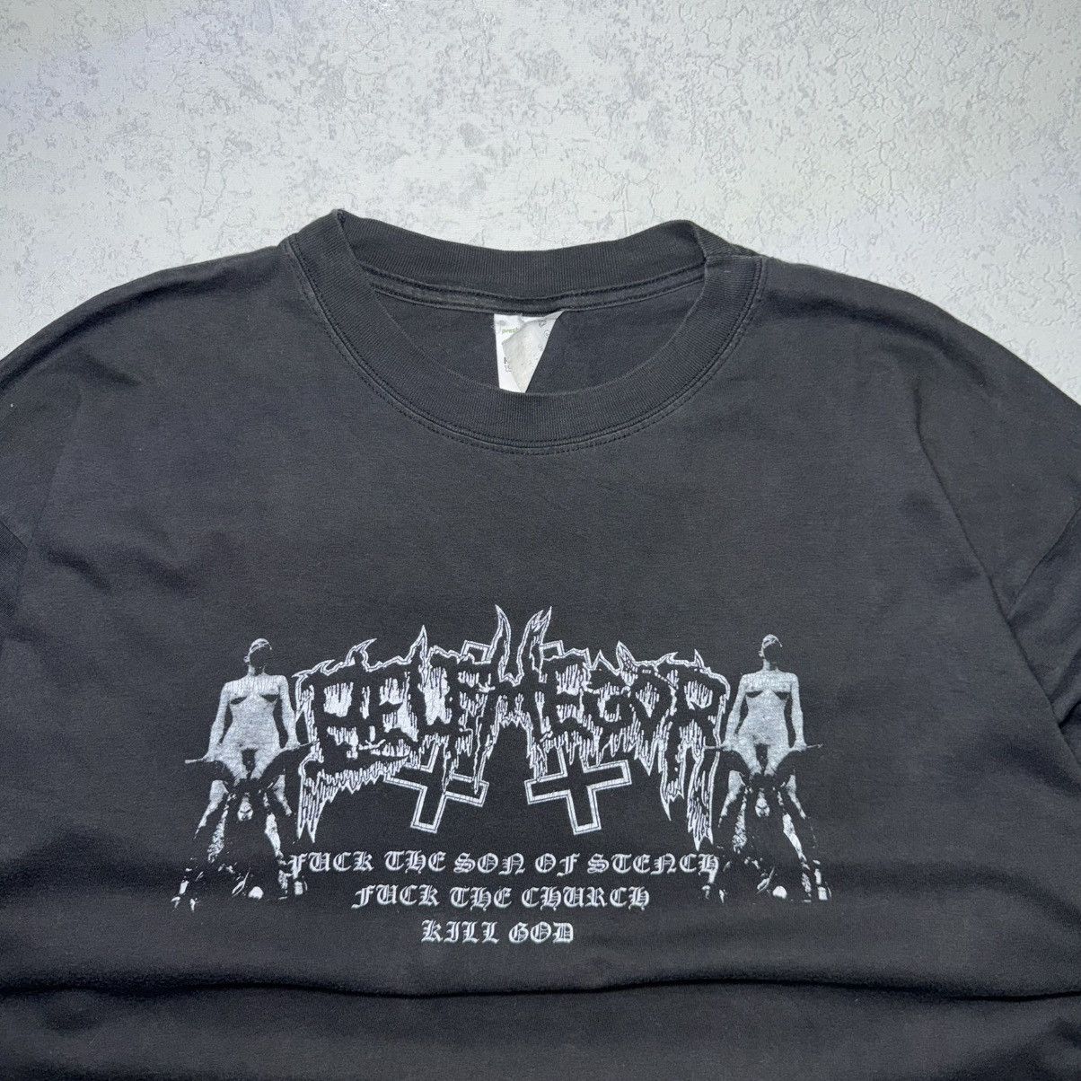 Band Tees Vintage 2000’ Belphegor “Necrodaemon Terrorsathan” T-Shirt Size US XL / EU 56 / 4 - 4 Thumbnail
