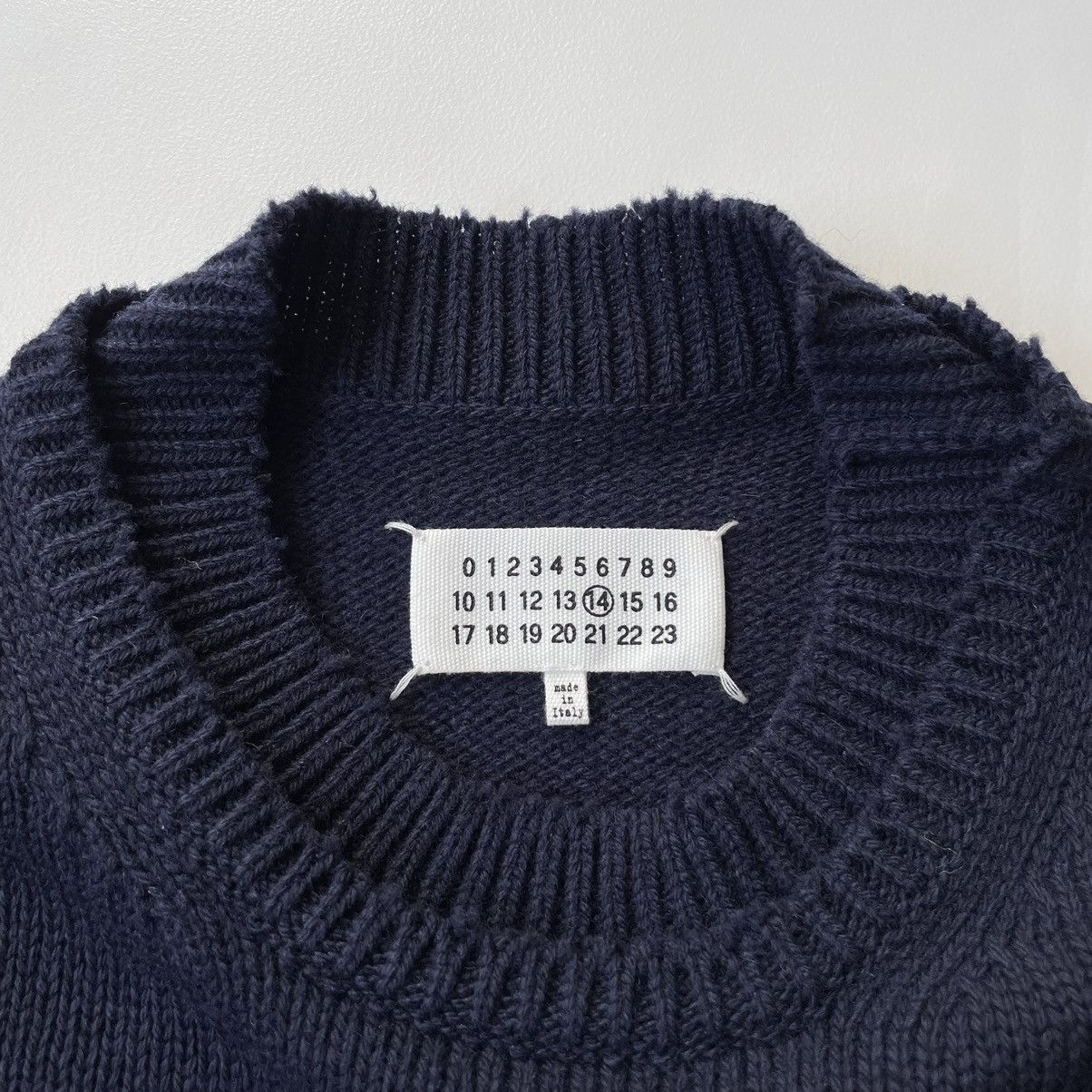 Maison Margiela A/W 21 ‘Destroyed’ Cuffs Margiela Sweater Size US M / EU 48-50 / 2 - 4 Thumbnail