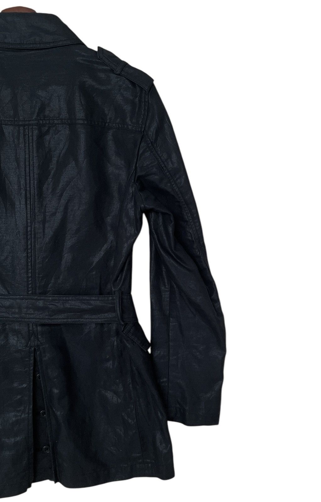 14th Addiction × Le Grande Bleu (L.G.B.) × Tornado Mart Vintage Japanese Brand Tornado Mart Waxed Jacket 2000s Size L / US 10 / IT 46 - 8 Thumbnail