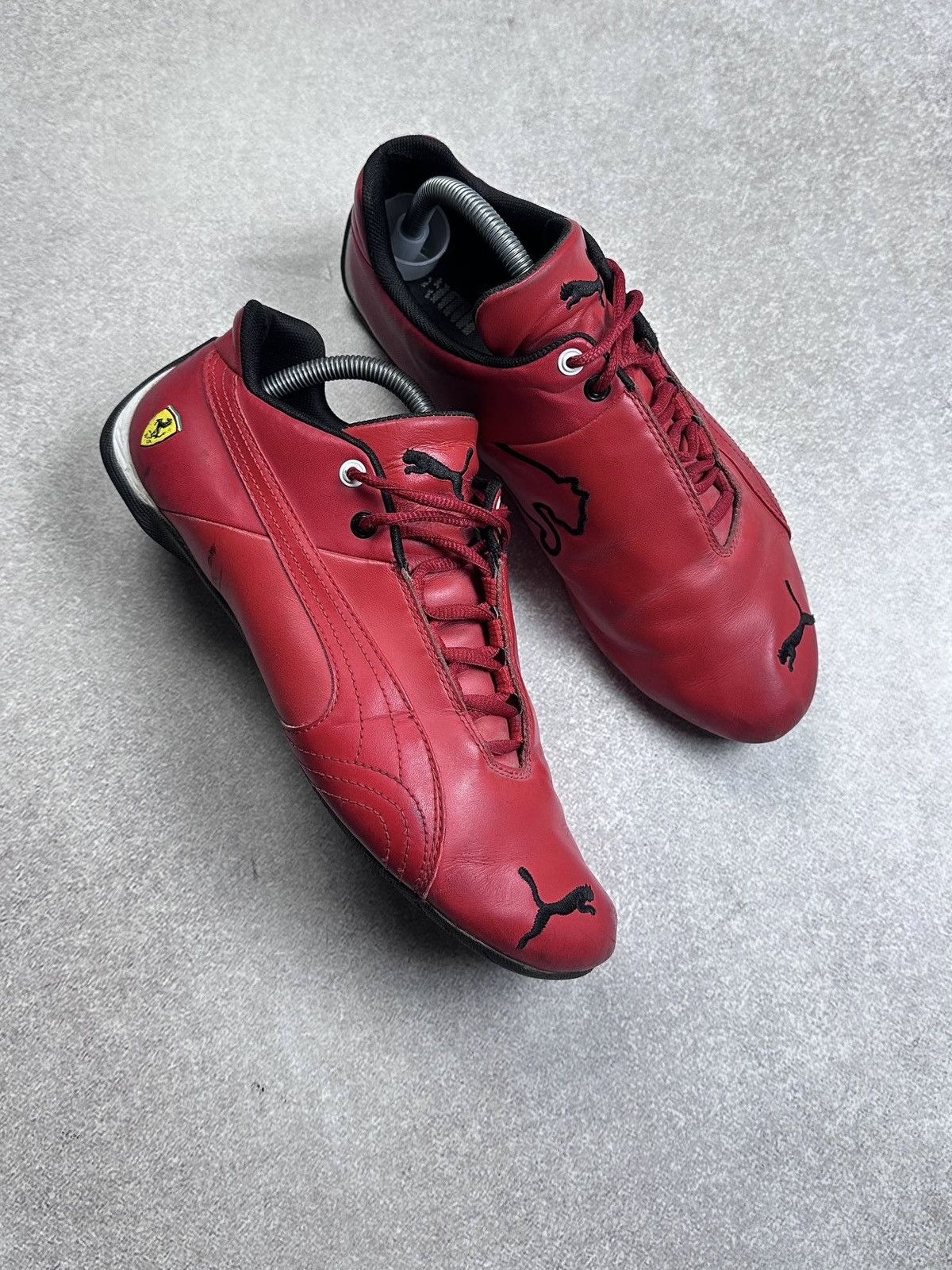 Japanese Brand Vintage Puma Speed Cat leather Shoes Size US 9 / IT 39 - 1 Thumbnail