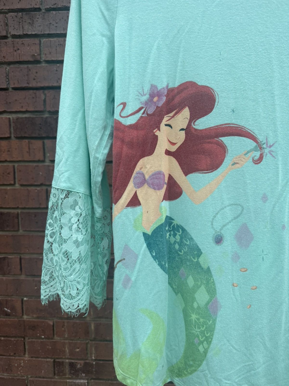 Disney Disney Parks Little Mermaid Princess Ariel Lace Tunic Top Size M / US 6-8 / IT 42-44 - 5 Thumbnail