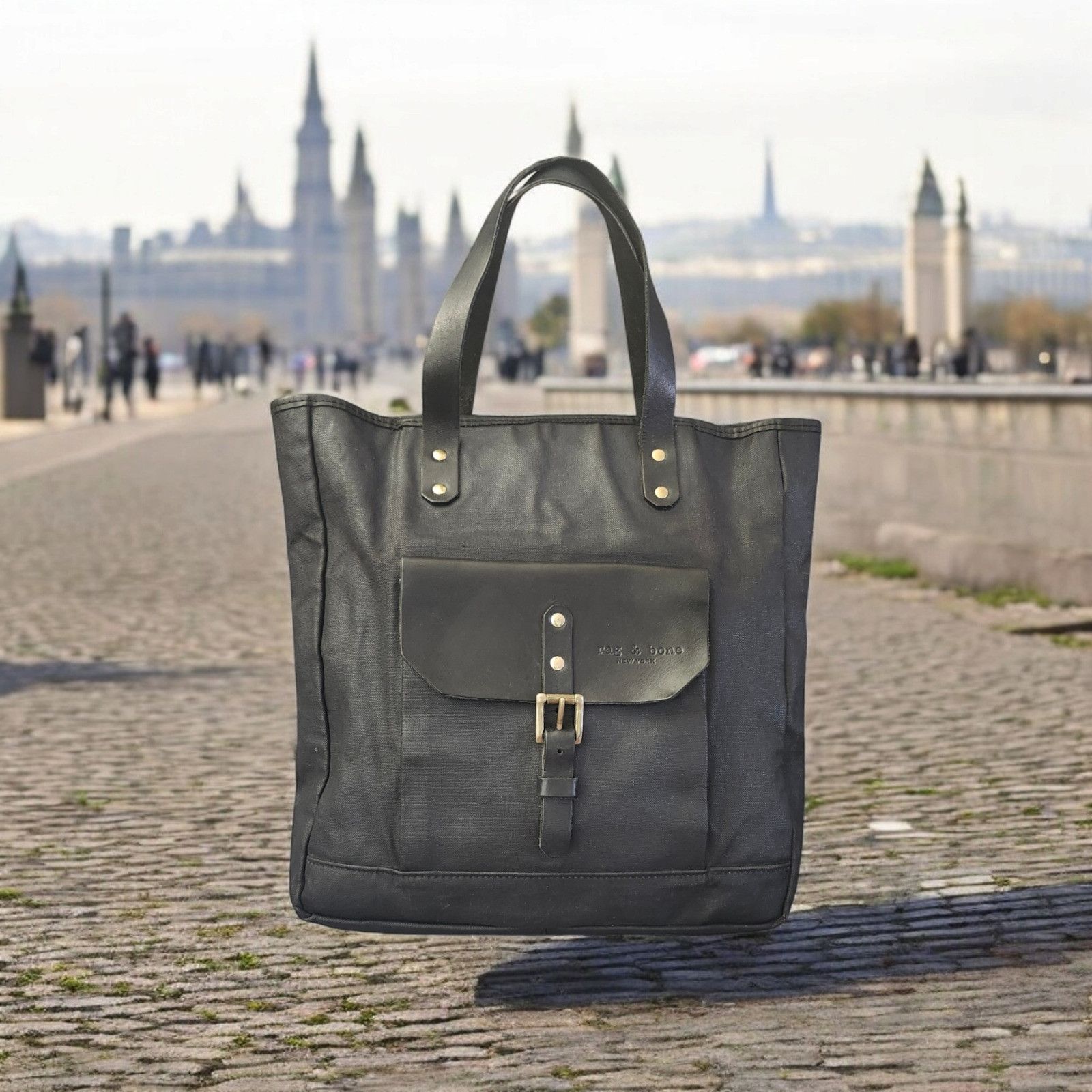 Rag & Bone Rag & Bone Leather & convoy waterproof Tote Bag Size ONE SIZE - 16 Thumbnail