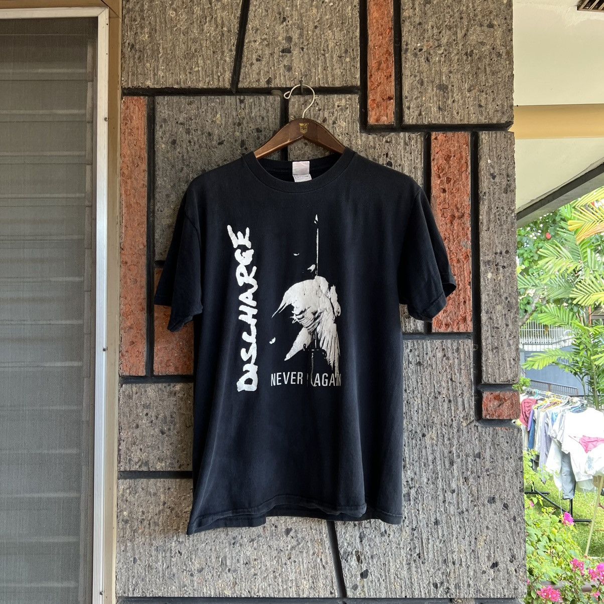 Band Tees VTG 2003 Discharge Fight Back USA Tour Tee Shirt Punk Size US L / EU 52-54 / 3 - 2 Thumbnail