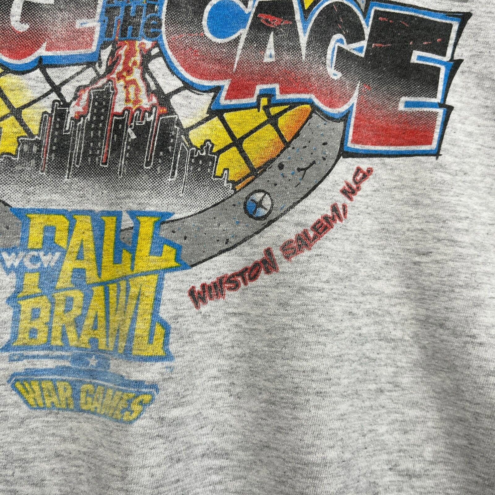 Gildan × Vintage Vintage 97 WCW Rage Cage Fall Brawl Games T-shirt XL Size US XL / EU 56 / 4 - 5 Thumbnail