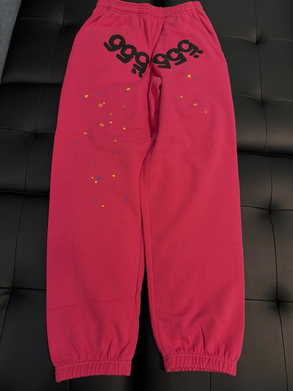Sp5der Size XS - Sp5der Worldwide Pink Sweatpants Spider Size US 28 / EU 44 - 4 Thumbnail